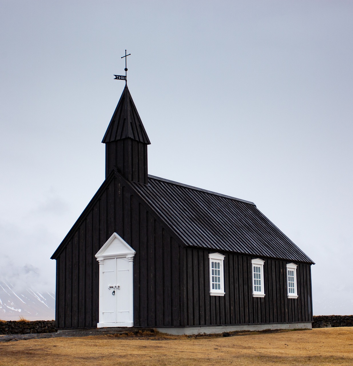 church, building, mood